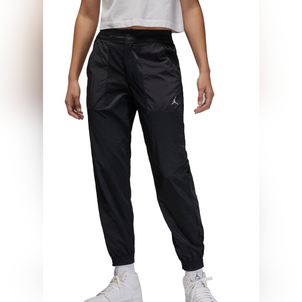 Jordan Flight Woven Black  Jogger Pants with Jumpman Logo